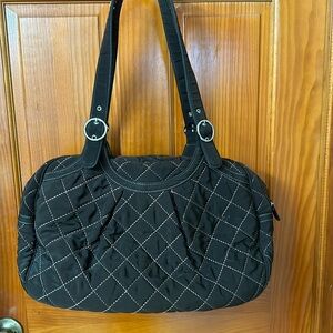 VERA BRADLEY Brown Quilted Heavy Duty Diaper Bag. Never used.